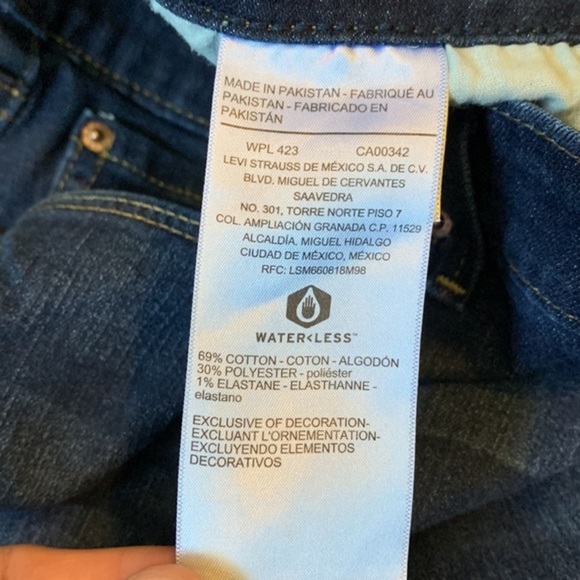 Signature by Levi Strauss Mid-Rise Straight Blue Jeans - Picture 9 of 9